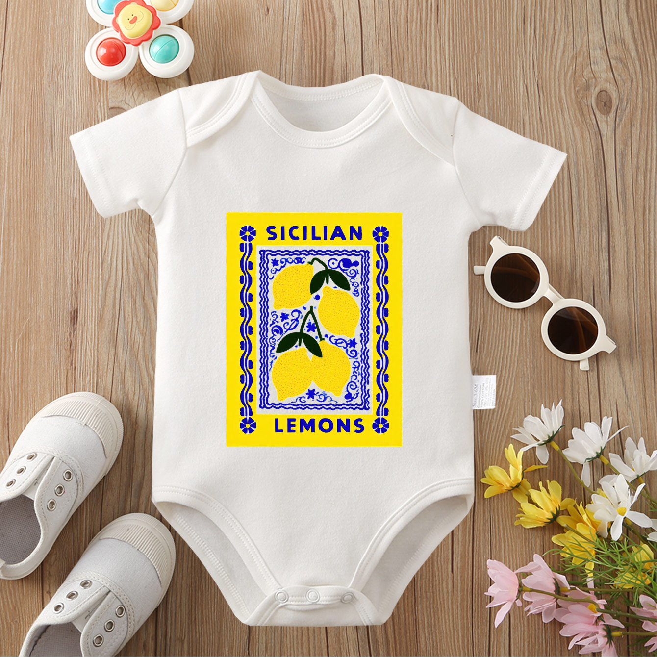 Baby Food Intake - Baju Terusan Katun 100% Motif Makanan