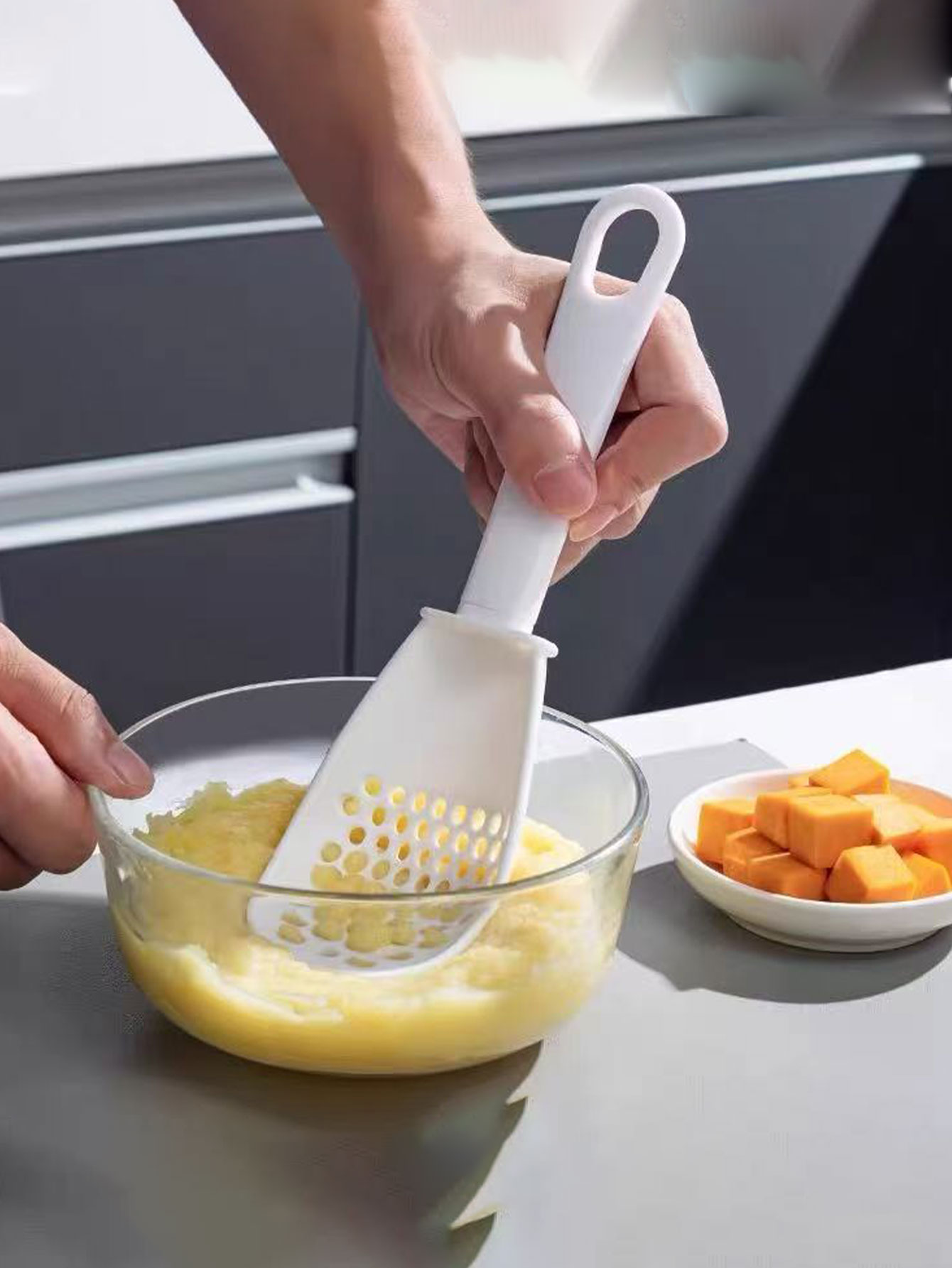 Baby Food Strainer - Sendok Masak Multifungsi, Penghancur Makanan Bayi