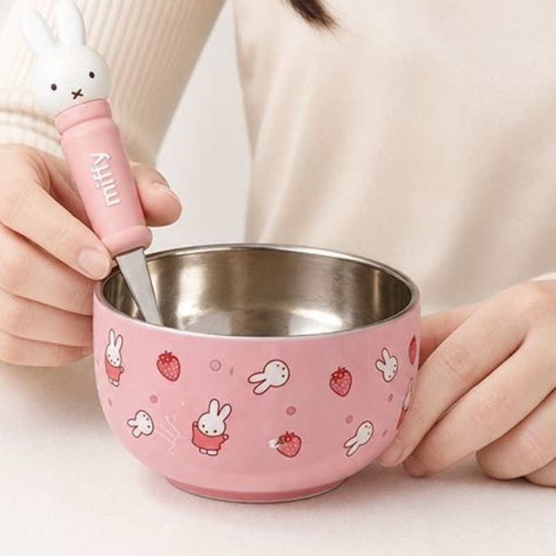 Baby Food Japan - Mangkuk Makanan Bayi Anti Panas Berinsulasi