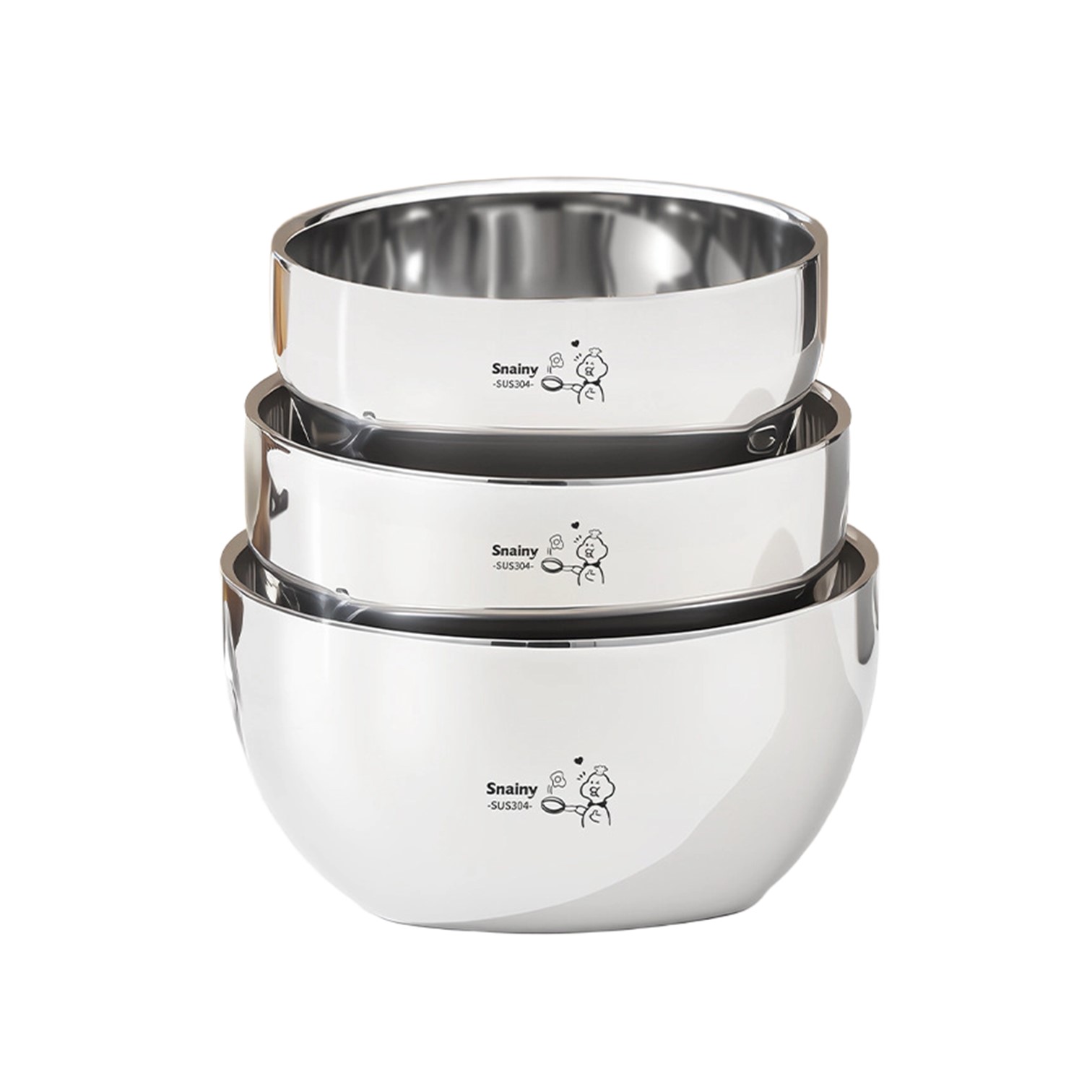 Baby Food Container - Kapasitas 330ml/400ml/530ml, Mangkuk Stainless Steel 304,