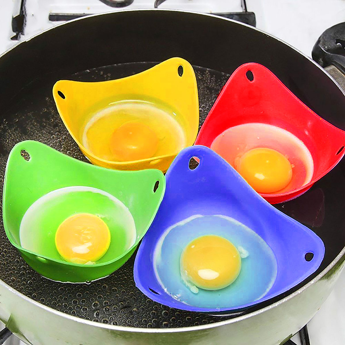 Baby Food Egg - Cangkir cetakan perebus telur silikon, untuk