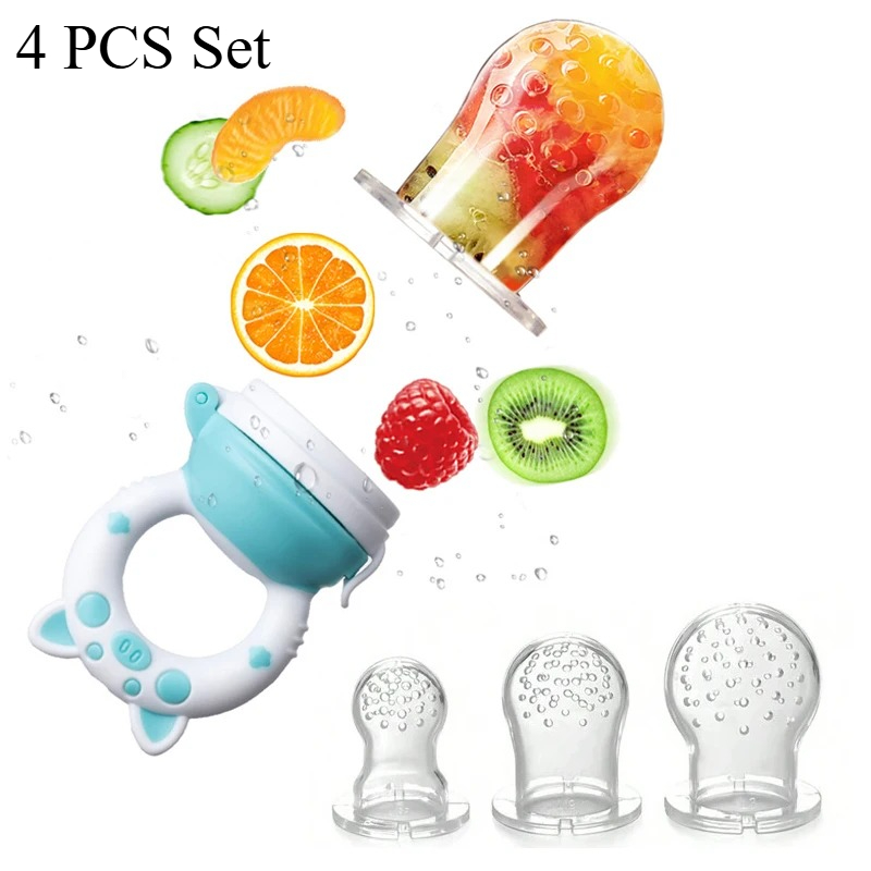 Baby Food Quantity - 4pcs/set Alat Makan Buah & Sayur