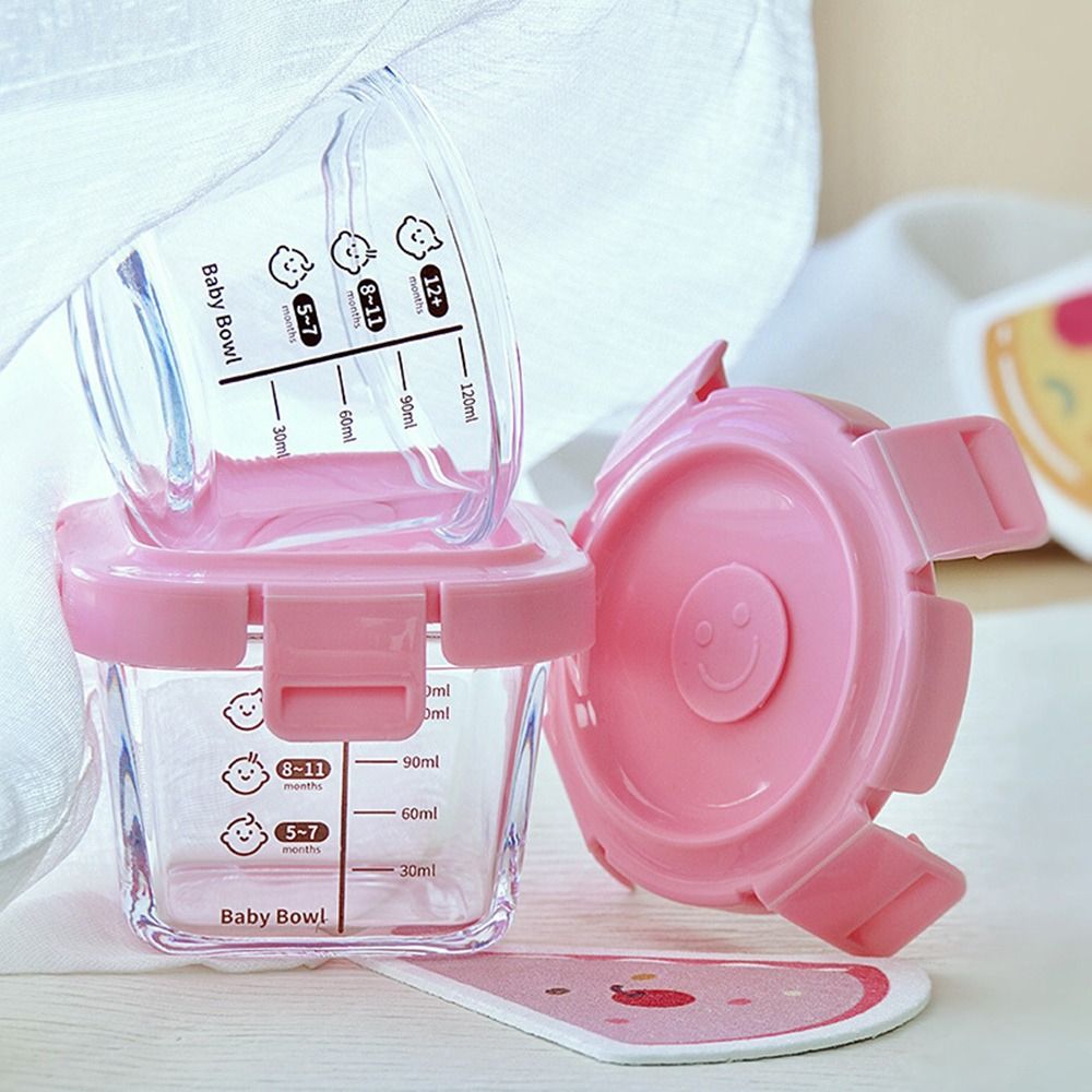Baby Food Nan - Kotak penyimpanan makanan kaca baru 170ml,