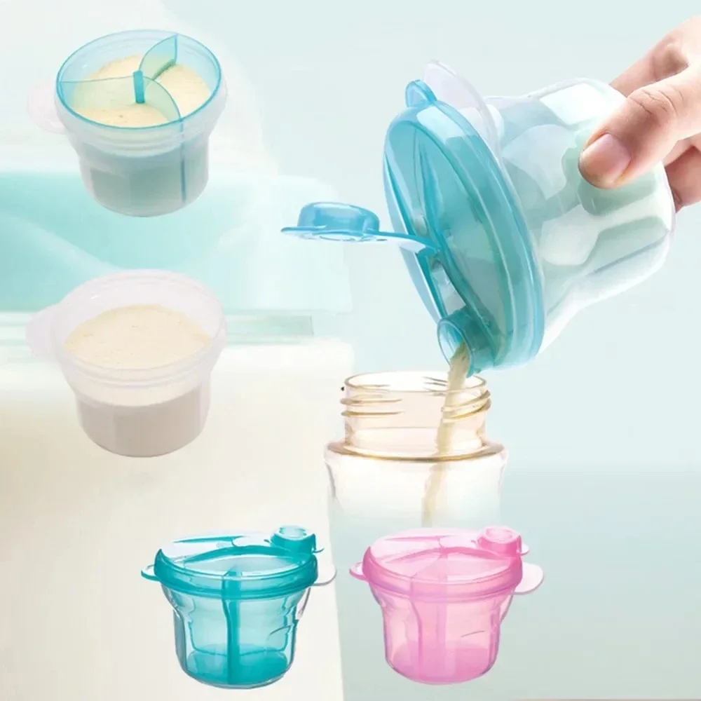 Baby Food Nan - Dispenser Formula Portabel 3 Grid untuk