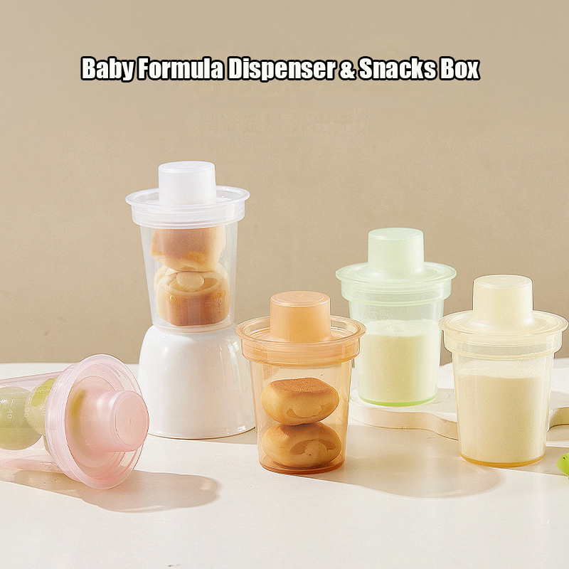 Formula Dispenser Portable - 4 Buah Dispenser Formula Kotak Tepung
