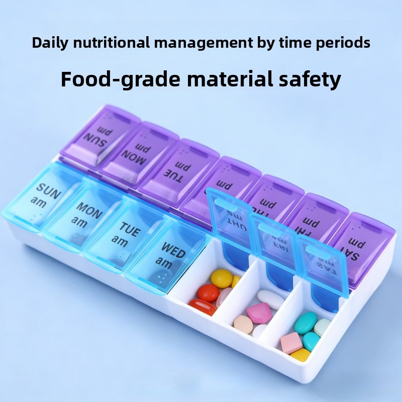 Formula Dispenser Portable - Kotak Penyimpanan Pil Portabel 7 Hari
