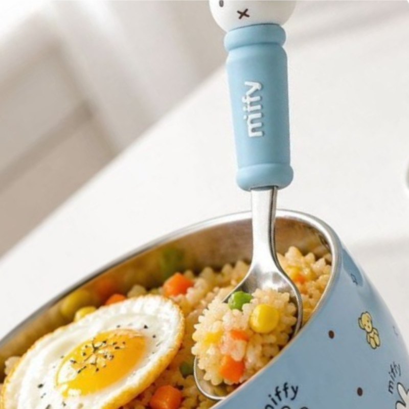 Baby Food Japan - Mangkuk Makanan Bayi Stainless Steel Kartun
