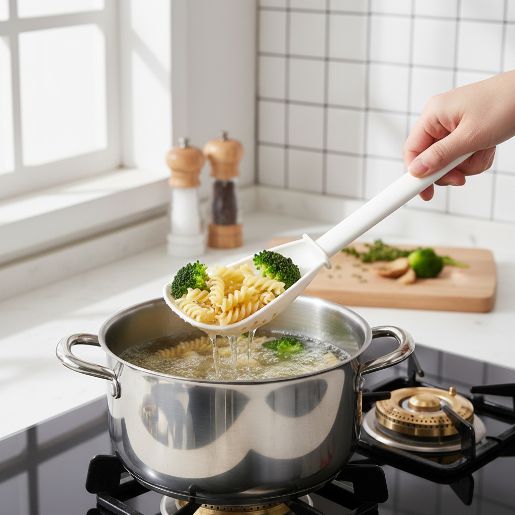 Baby Food Strainer - Sendok Penguras Plastik Multifungsi Alat Dapur