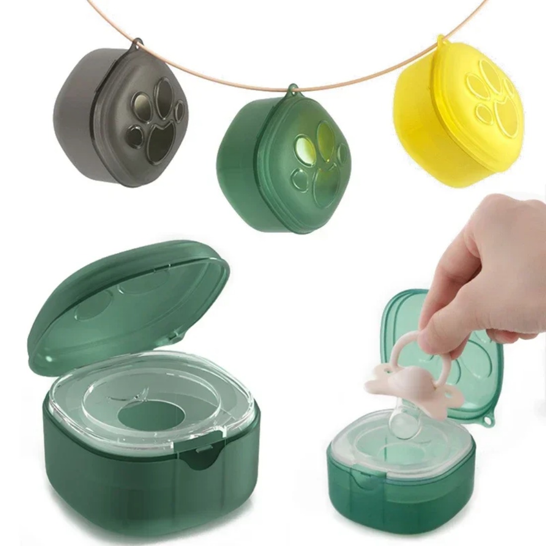 Baby Food Container - Kotak Dot Silikon Aman untuk Makanan
