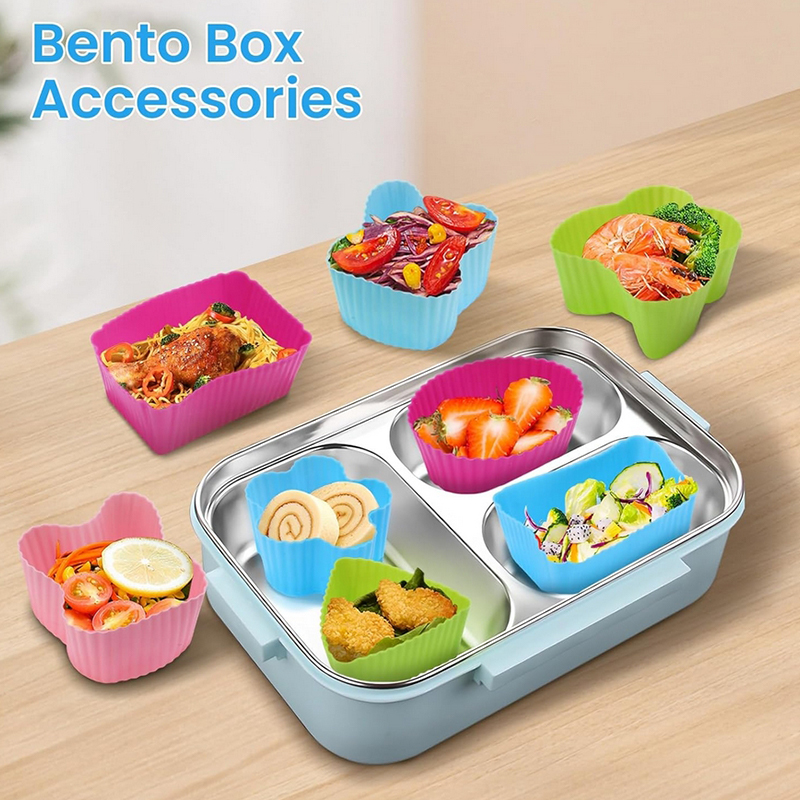 Baby Food Container - 8 Buah Pembagi Kotak Makan Siang
