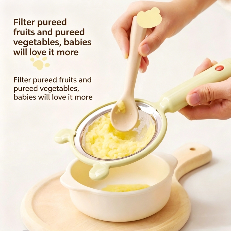 Baby Food Strainer - Saringan Susu Kedelai 304 Stainless Steel,