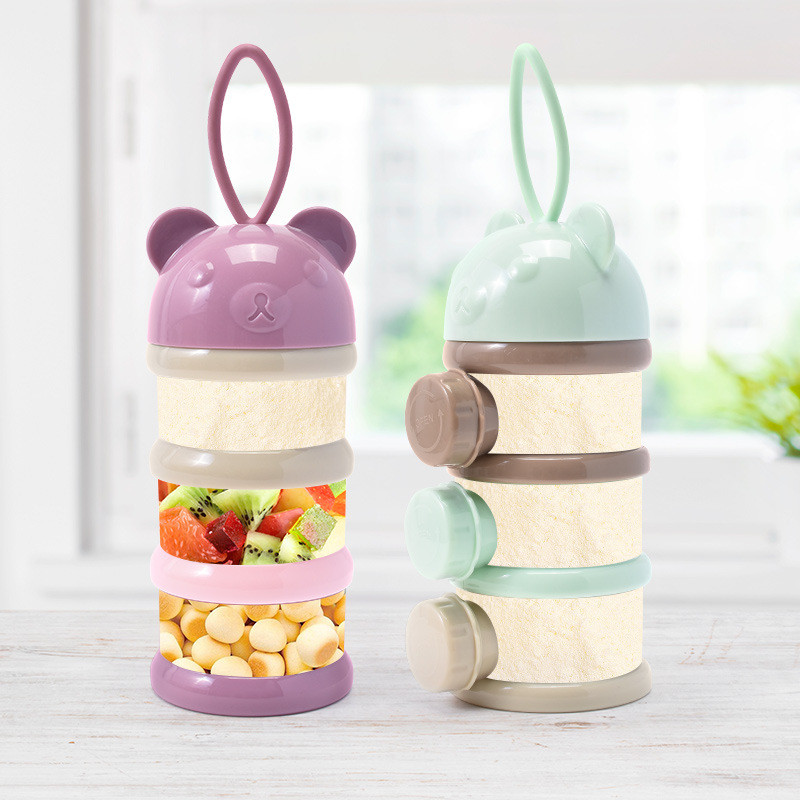 Baby Food Nan - Wadah Susu Bubuk Bayi Beruang 3/4