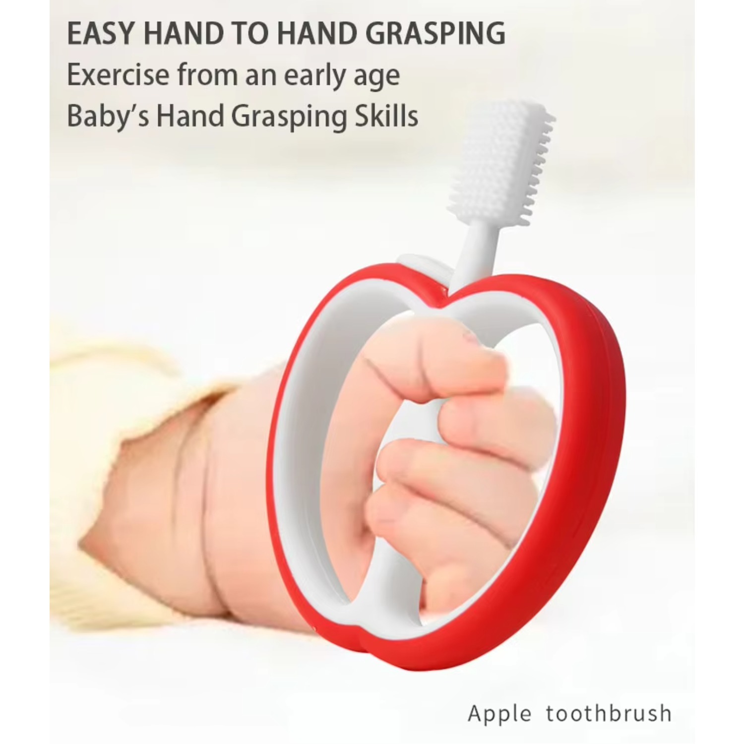Teether Silikon Apel Lucu, Mai - Baby Food Apple ulasan dan harga