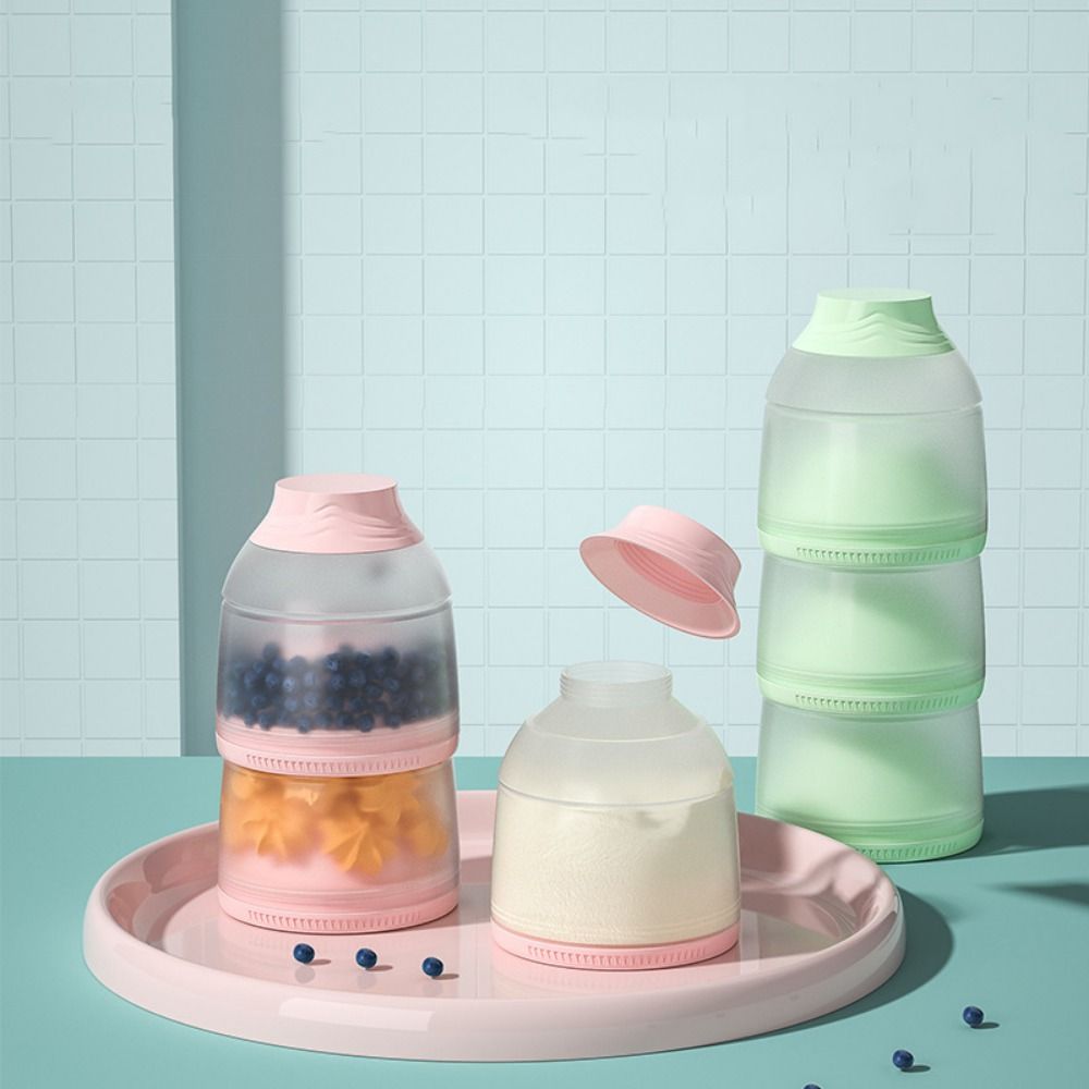 Kotak Susu Bubuk Bayi 3 Lapis  - Formula Dispenser Portable ulasan dan harga