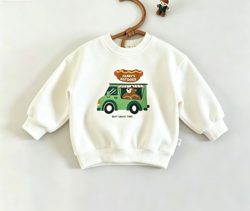 Sweater Kasual Balita Motif Ma - Baby Food Intake ulasan dan harga