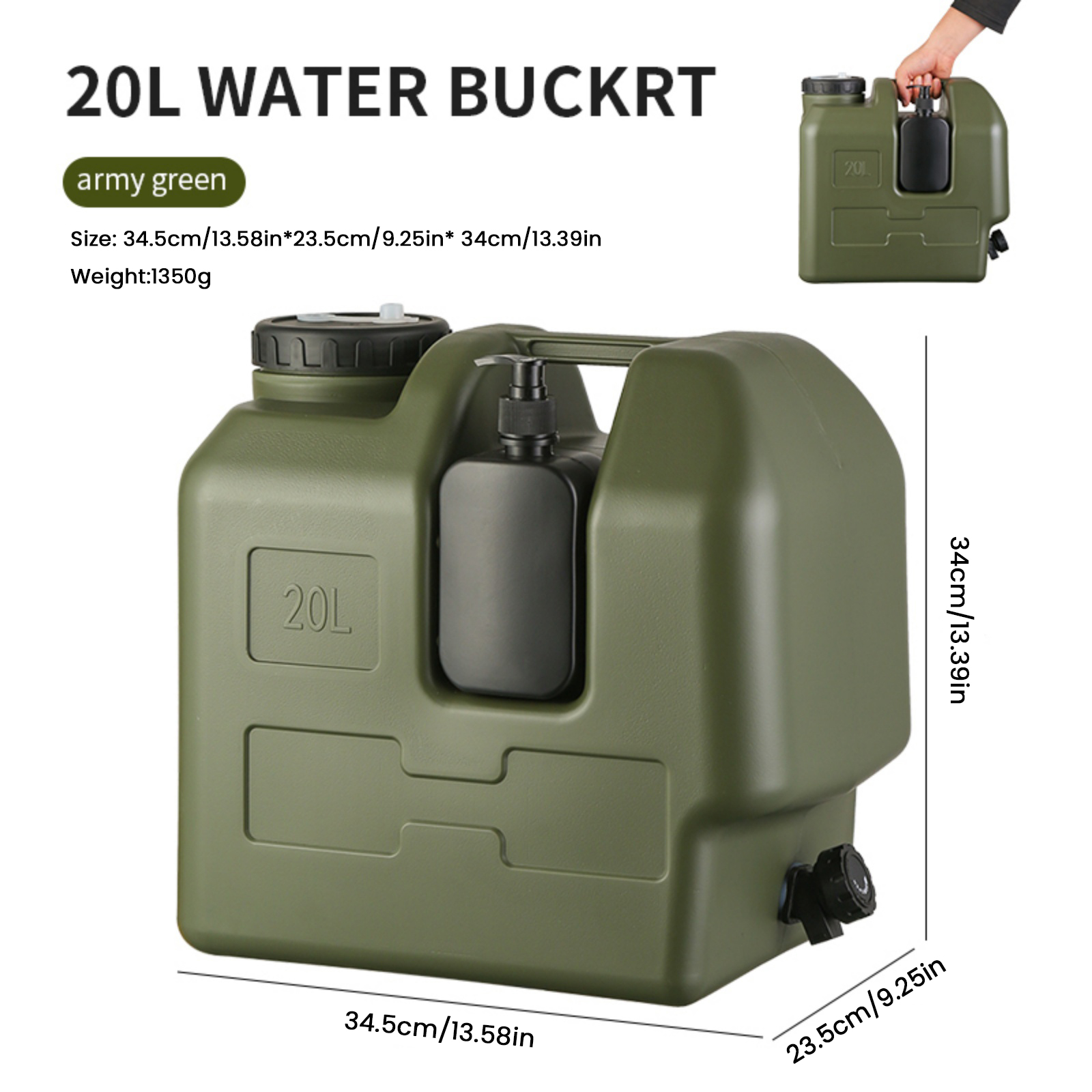 15/20L Tempat Penyimpanan Air  - Formula Dispenser Portable ulasan dan harga