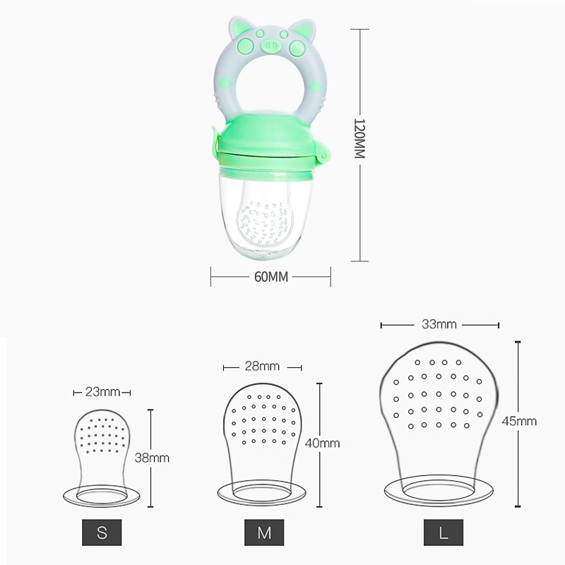 4pcs/set Alat Makan Buah & Say - Baby Food Quantity ulasan dan harga