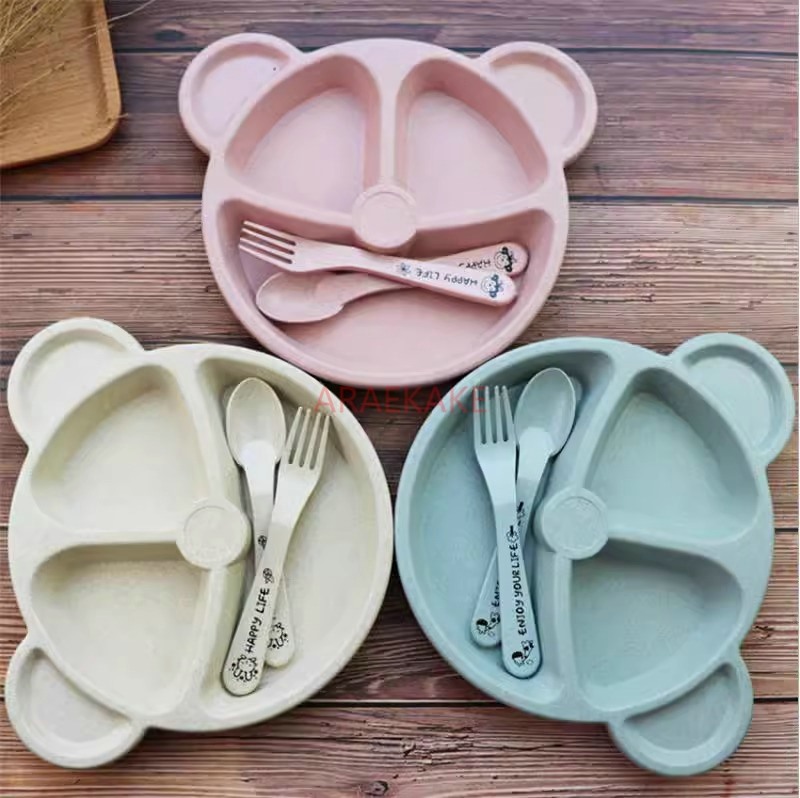 Set Piring Makan Anak Peralata - Baby Food Grade ulasan dan harga