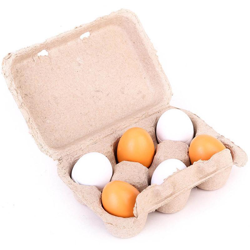 6 Buah Set Telur Buatan Kayu D - Baby Food Egg ulasan dan harga
