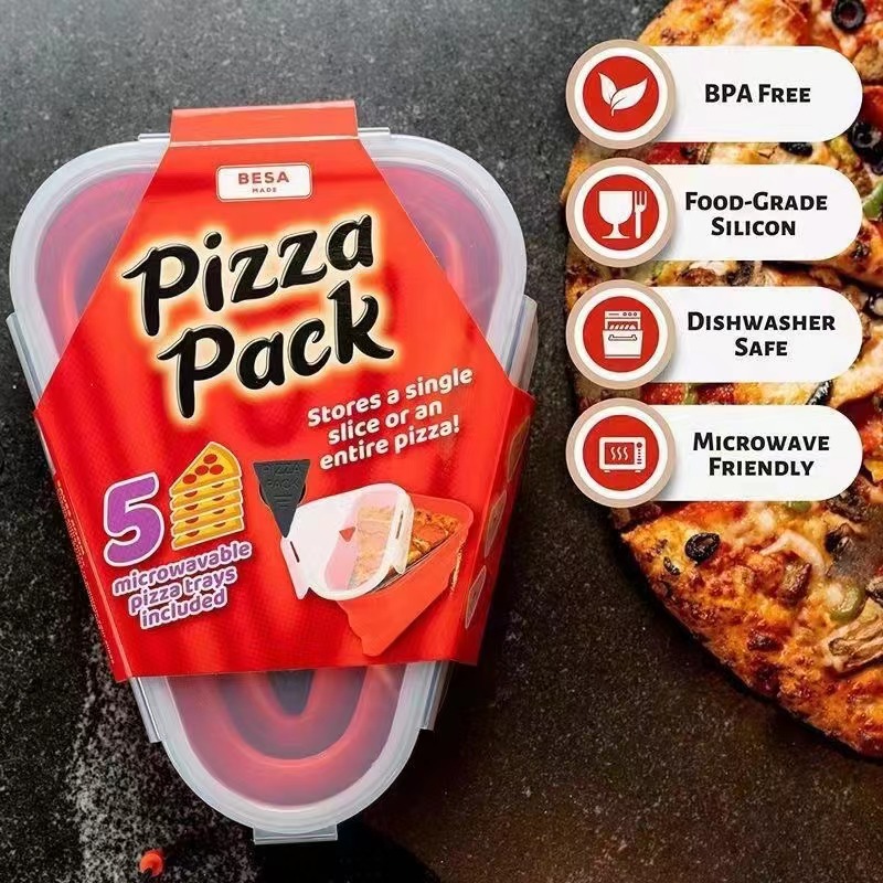 Kotak Pizza Lipat Silikon Kela - Baby Food Intake ulasan dan harga