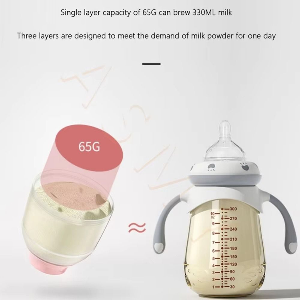 Kotak Susu Bubuk Bayi 3 Lapis, - Formula Dispenser Portable ulasan dan harga