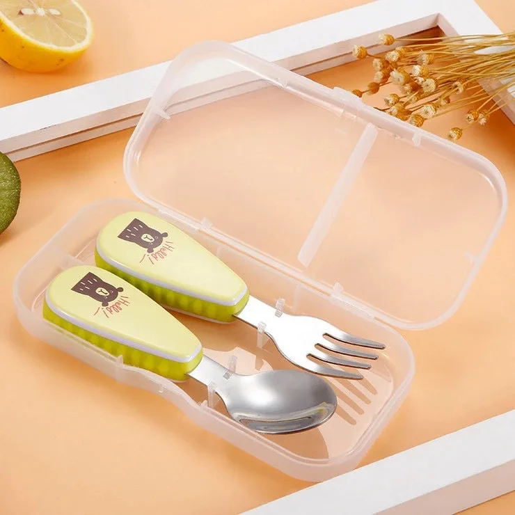 1 Set Sendok Garpu Anak-anak K - Baby Food Japan ulasan dan harga