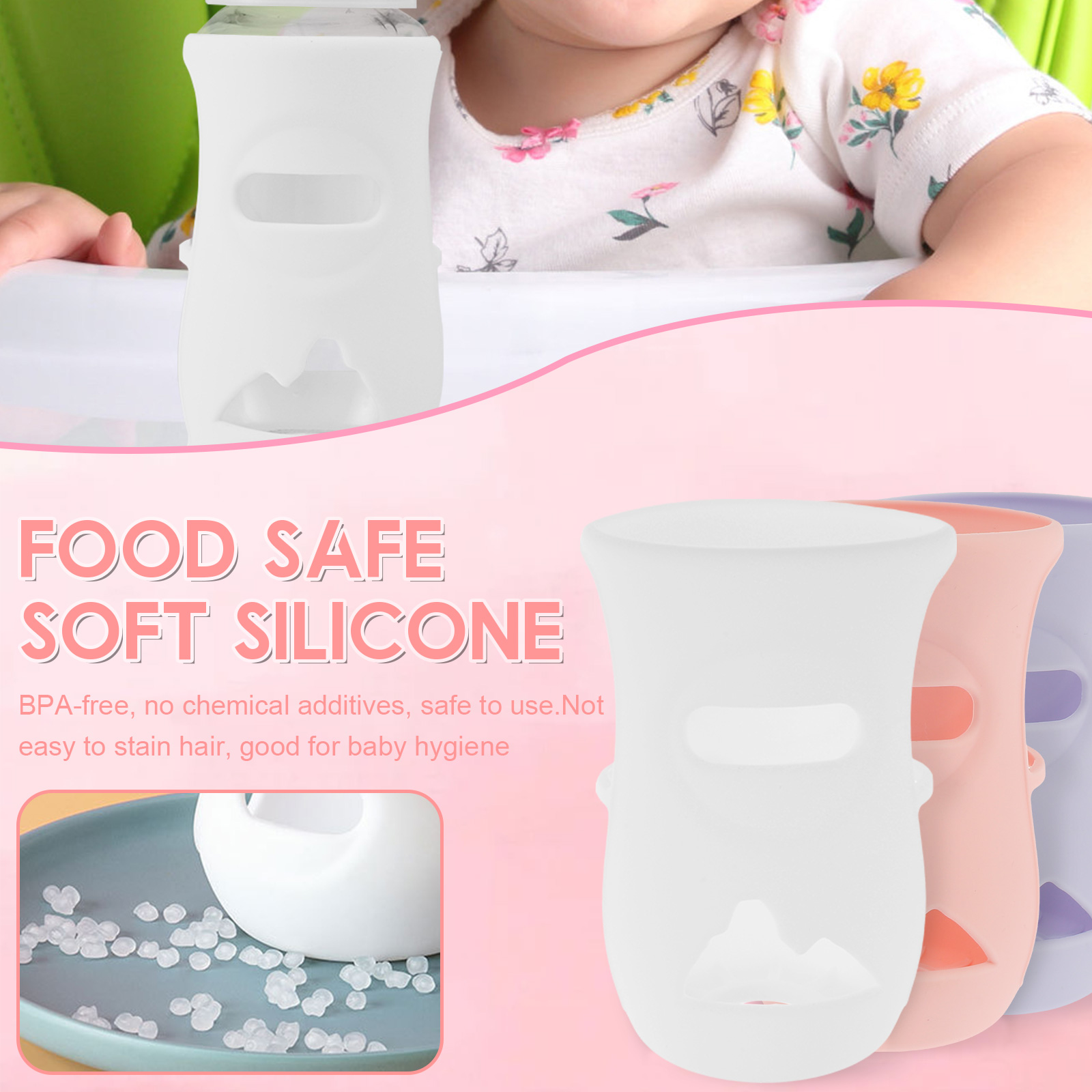 Penutup botol silikon lengan b - Baby Food Nan ulasan dan harga