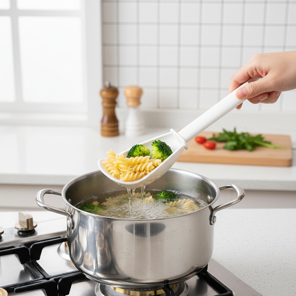 Sendok Penguras Plastik Multif - Baby Food Strainer ulasan dan harga