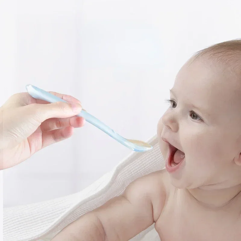 Sendok Bayi Silikon Lembut Sen - Baby Food Quantity ulasan dan harga