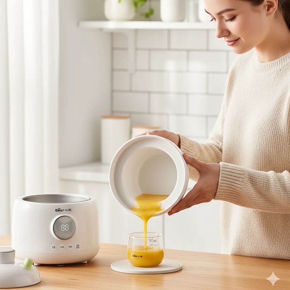 Panci Masak Bayi Bear, Slow Co - Baby Food Stew ulasan dan harga