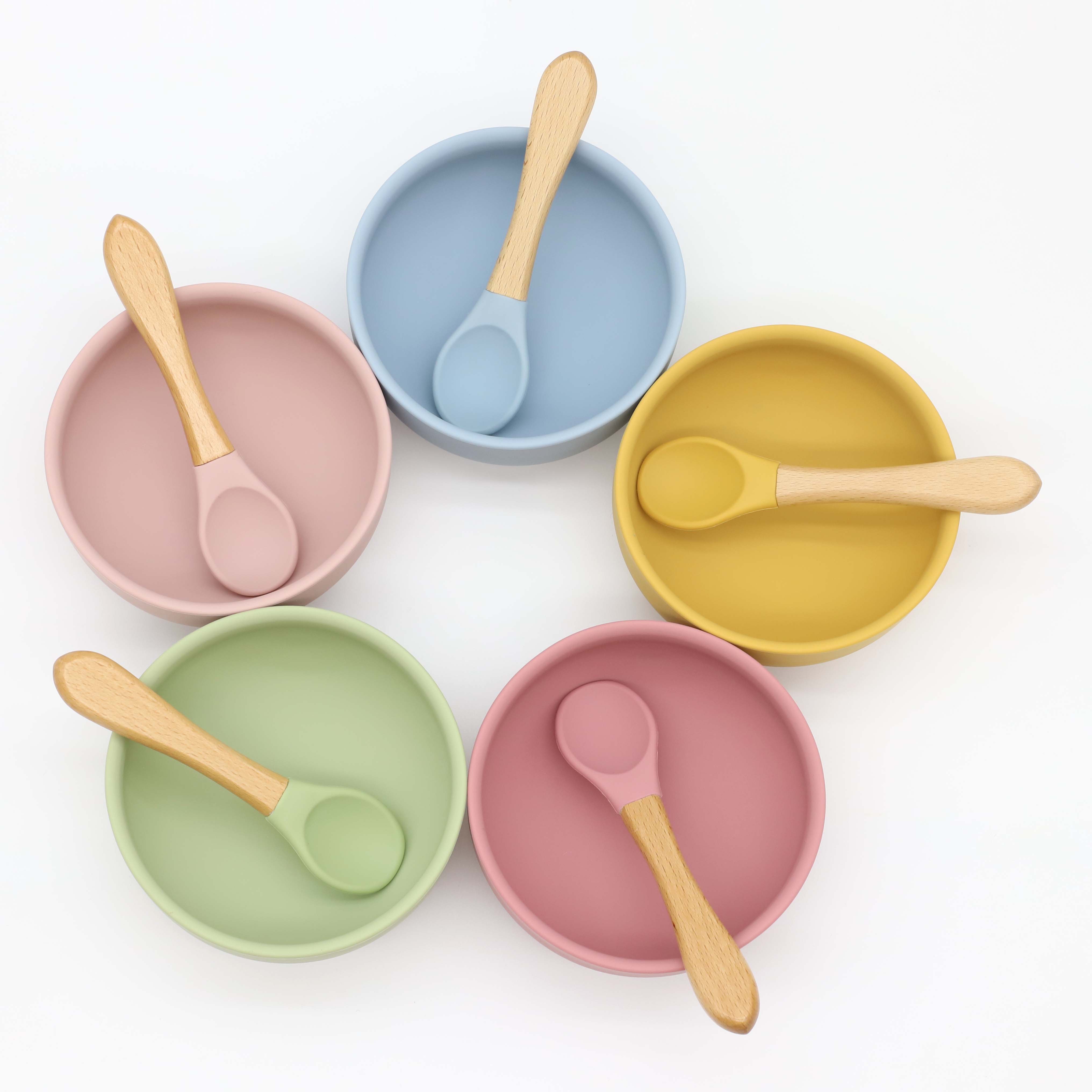 Mangkuk silikon dengan pengisa - Baby Food Quantity ulasan dan harga
