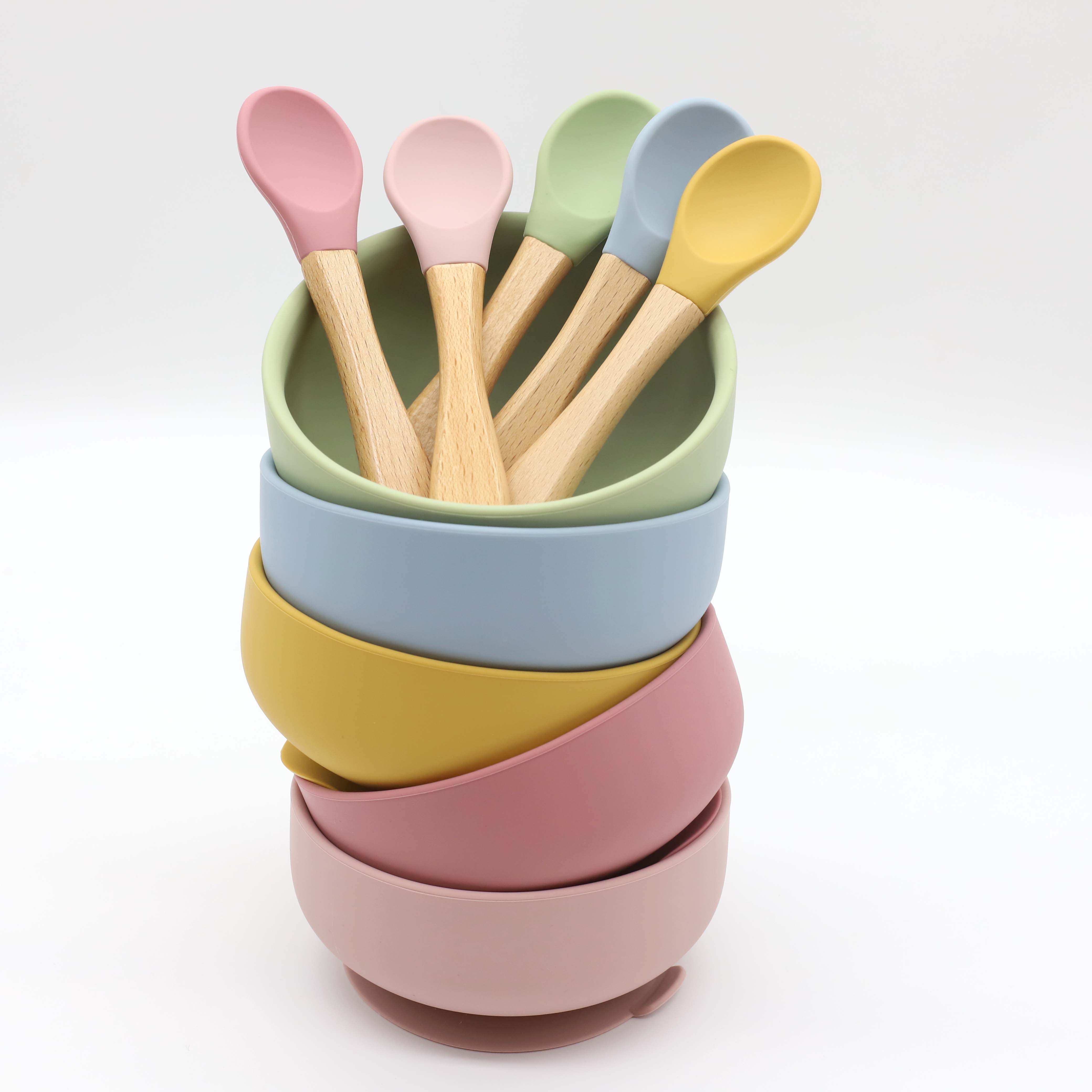 Mangkuk silikon dengan pengisa - Baby Food Quantity ulasan dan harga