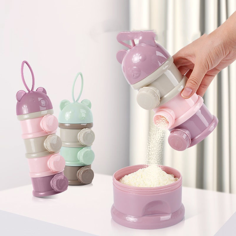 Wadah Susu Bubuk Bayi Beruang  - Baby Food Nan ulasan dan harga