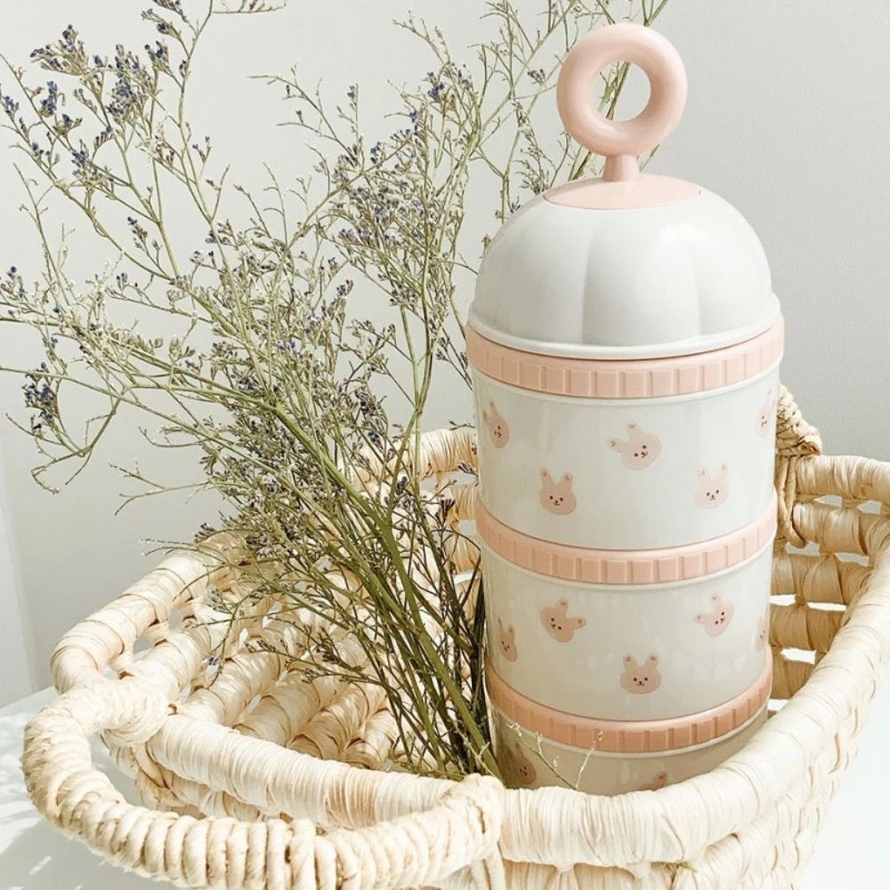 Kotak Susu Bubuk Bayi 3 Lapis  - Formula Dispenser Portable ulasan dan harga
