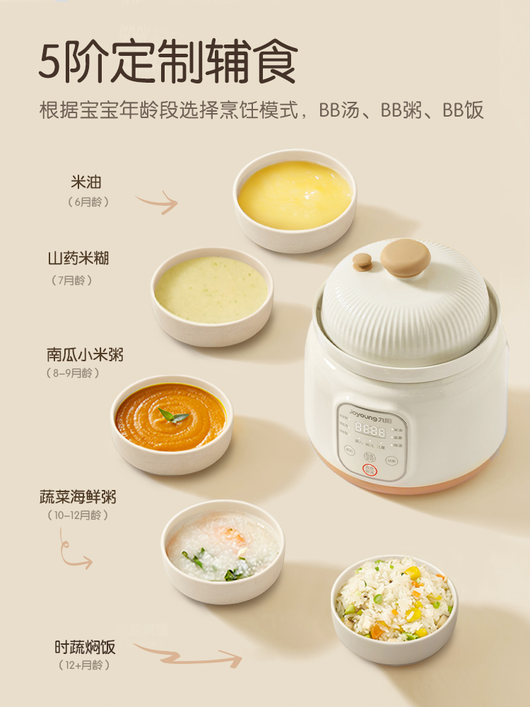 Panci listrik multifungsi Jiuy - Baby Food Stew ulasan dan harga