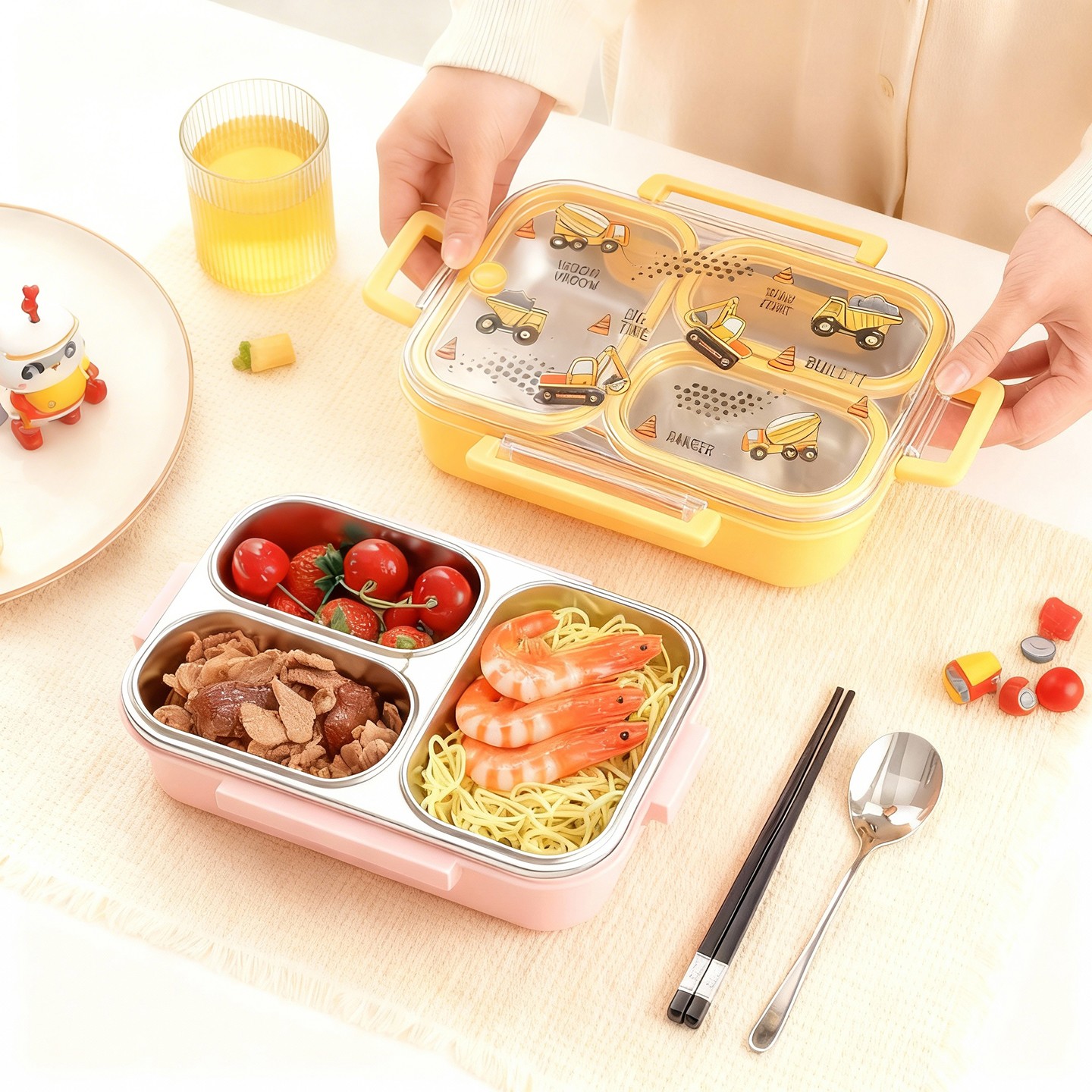 Kotak Makan Siang Anak Motif K - Baby Food Container ulasan dan harga
